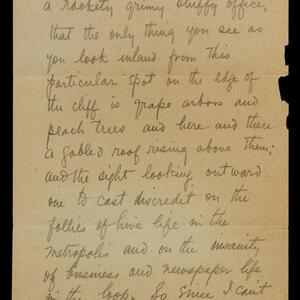 a page of handwritten text