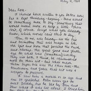 a page of handwritten text