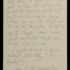 a page of handwritten text