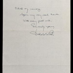 a page of handwritten text