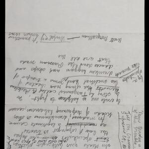 a page of handwritten text