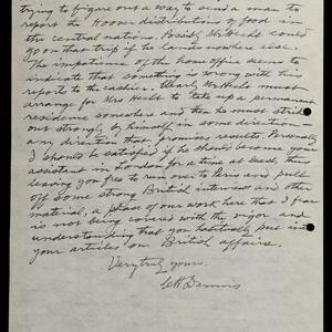 a page of handwritten text