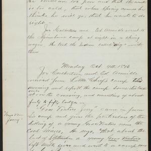 a page of handwritten text