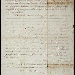 a page of handwritten text