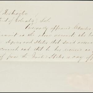 a page of handwritten text