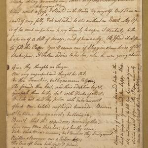 a page of handwritten text