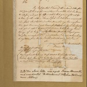 a page of handwritten text