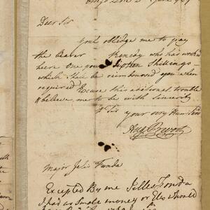 a page of handwritten text