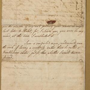 a page of handwritten text
