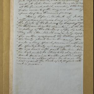 a page of handwritten text