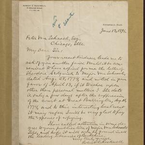 a page of handwritten text