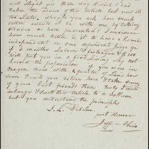 a page of handwritten text