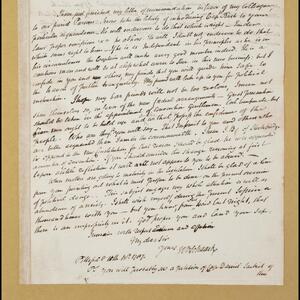 a page of handwritten text