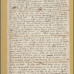 a page of handwritten text