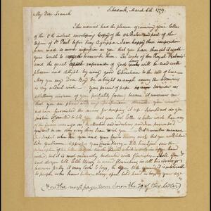 a page of handwritten text