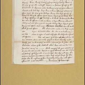 a page of handwritten text