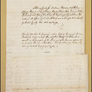 a page of handwritten text