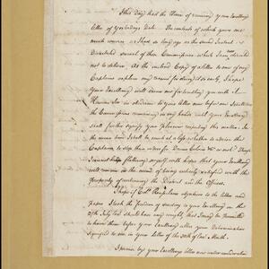 a page of handwritten text
