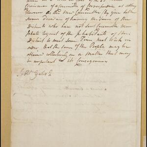 a page of handwritten text