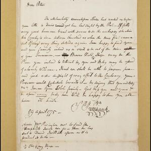 a page of handwritten text