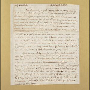 a page of handwritten text