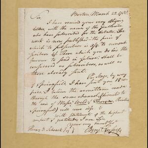 a page of handwritten text