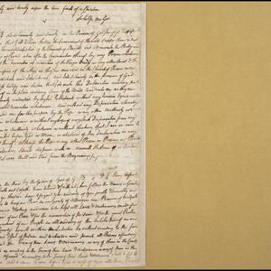 a page of handwritten text