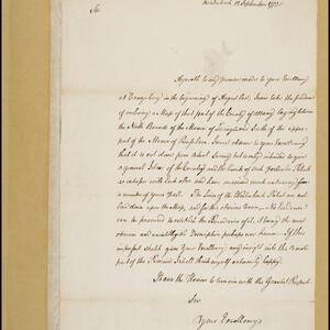 a page of handwritten text