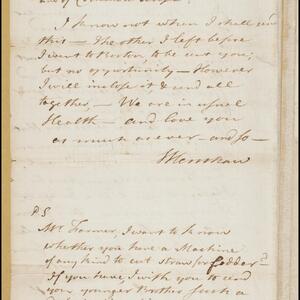 a page of handwritten text