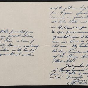 a page of handwritten text