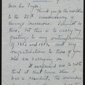 a page of handwritten text