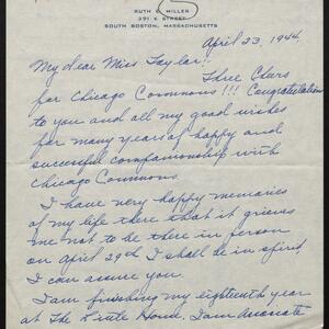 a page of handwritten text