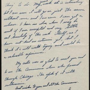 a page of handwritten text