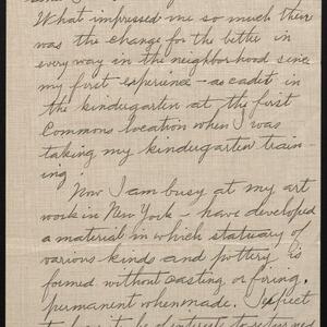 a page of handwritten text