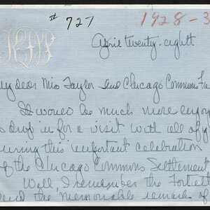 a page of handwritten text