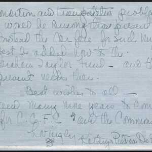 a page of handwritten text