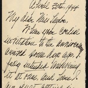 a page of handwritten text