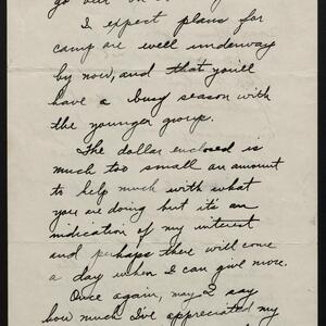 a page of handwritten text