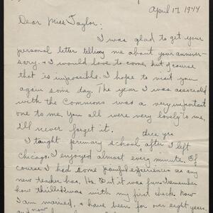 a page of handwritten text