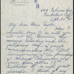 a page of handwritten text