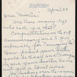 a page of handwritten text