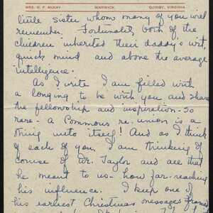 a page of handwritten text