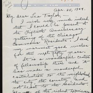 a page of handwritten text