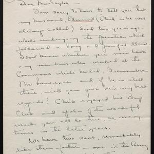 a page of handwritten text