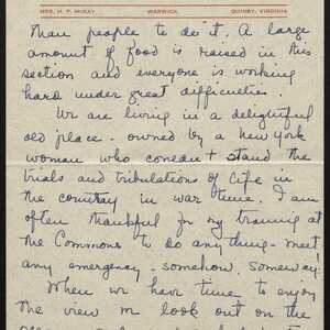 a page of handwritten text