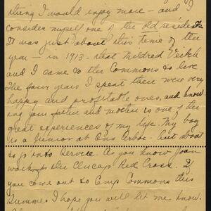 a page of handwritten text