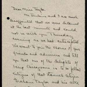 a page of handwritten text