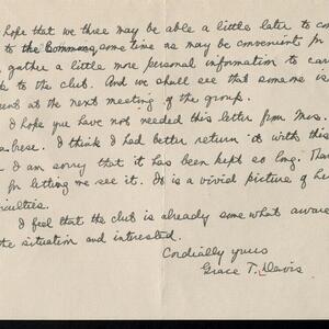 a page of handwritten text