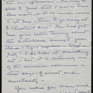 a page of handwritten text