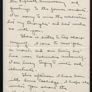 a page of handwritten text